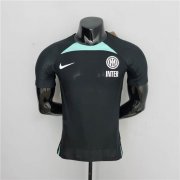 22/23 Inter Milan Black Training Shirt Soccer Shirt