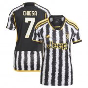 23/24 Juventus Home Soccer Jersey Women's Football Shirt - CHIESA 7