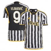 23/24 Juventus Home Soccer Jersey Football Shirt - Vlahovic 9