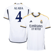 Real Madrid 23/24 Home Soccer Jersey Football Shirt ALABA #4