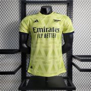 Arsenal 23/24 Away Yellow Soccer Jersey Football Shirt (Authentic Version)