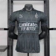 AC Milan 24/25 Black Edition Soccer Jersey Football Shirt (Authentic Version)