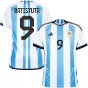 Argentina World Cup 2022 Home BATISTUTA Soccer Jersey Football Shirt