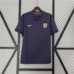 UEFA Euro 2024 England Away Kit Soccer Shirt Navy Blue Football Shirt