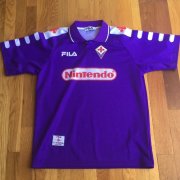 1998-99 Fiorentina Home Retro Soccer Jersey Shirt