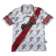 96-97 River Plate Retro Home White Soccer Jerseys Shirt