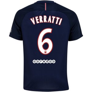 PSG Home 2016-17 6 VERRRATTI Soccer Jersey Shirt