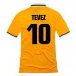 13-14 Juventus #10 Tevez Away Yellow Jersey Shirt