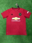 19-20 Manchester United Home Red Jersey Shirt