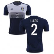 Sweden Away 2016 Lustig 2 Soccer Jersey Shirt