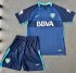 Kids Boca Juniors Third 2017/18 Soccer Kit(Shirt+Shorts)