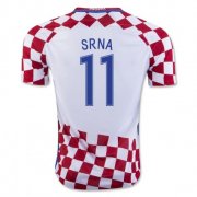 Croatia Home 2016 Srna 11 Soccer Jersey Shirt