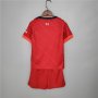 Kids Liverpool 21-22 Home Red Soccer Football Kit (Shirt+Shorts)