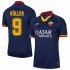 2019-20 AS Roma Third Navy #9 Voller Soccer Shirt Jersey