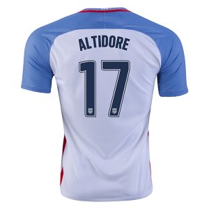 USA Home 2016 ALTIDORE #17 Soccer Jersey