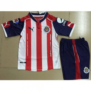 Kids Chivas Home 2016/17 Soccer Kits (Shirt+Shorts)