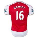 Arsenal Home 2015-16 RAMSEY #16 Soccer Jersey