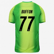 2019-20 JUVENTUS PALACE BUFFON #77 GREEN GOALKEEPER SOCCER JERSEY SHIRT