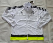 Real Madrid 2015-16 White Soccer Jacket