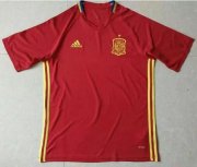 Spain 2016 Euro Red-Yellow Training Shirt