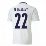 Italy Euro 2020 White Soccer Jersey Shirt #22 EL SHAARAWY