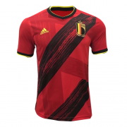 20-21 Belgium Euro 2020 Soccer Shirt Home Red Soccer Jersey