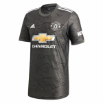 20-21 Manchester United Away Black Soccer Jersey Shirt (Player Version)