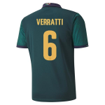 19-20 Italy Third Green #6 VERRATTI Soccer Jersey Shirt