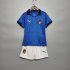 Euro 2020 Italy 2020-21 Kids Home Blue Soccer Kit(Shirt+Shorts)