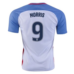 USA Home 2016 MORRIS #9 Soccer Jersey