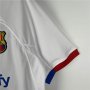 Barcelona FC 23/24 Soccer Jersey Away White Football Shirt