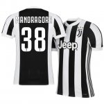 Juventus Home 2017/18 Rolando Mandragora #38 Soccer Jersey Shirt