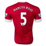 Manchester United Home 2015-16 MARCOS ROJO #5 Soccer Jersey