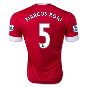 Manchester United Home 2015-16 MARCOS ROJO #5 Soccer Jersey