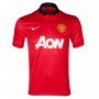 13-14 Manchester United #34 COLE Home Jersey Shirt