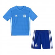 Cheap Kids Olympique de Marseille 2017/18 Away Soccer Kit(Shirt+Shorts)