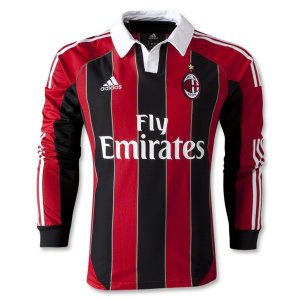 12/13 AC Milan Home Long Sleeve Shirt