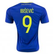 Bosnia and Herzegovina Home 2016 IBISEVIC #9 Soccer Jersey