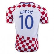 Croatia Home 2016 Modric 10 Soccer Jersey Shirt