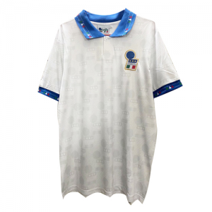 1994 World Cup Italy Away White Retro Soccer Jerseys Shirt
