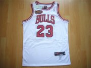 Chicago Bulls Michael Jordan #23 White Jersey