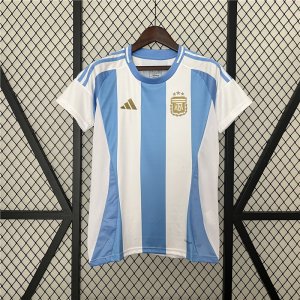 Women\'s 2024 Argentina Home Soccer Jersey Football Shirt