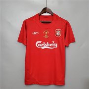 2005 Liverpool Champion League Red Soccer Jersey Football Shirt