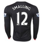 Manchester United LS Third 2015-16 SMALLING #12 Soccer Jersey