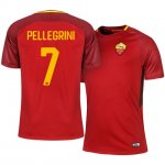 Roma Home 2017/18 Lorenzo Pellegrini #7 Soccer Jersey Shirt