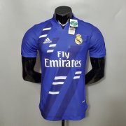 Real Madrid Soccer Shirt 20-21 Blue Soccer Jersey (Player Version)