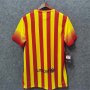 Barcelona FC Retro Soccer Jersey 13-14 Yellow Football Shirt