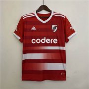 River Plate 23/24 Away Red Soccer Jersey Footbal Shirt