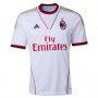 13-14 AC Milan #45 Balotelli Away White Soccer Shirt