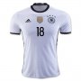 Germany Home 2016 KROOS #18 Soccer Jersey